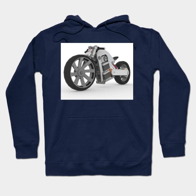 Motorcycles Racing Hoodie by Rizaldiuk